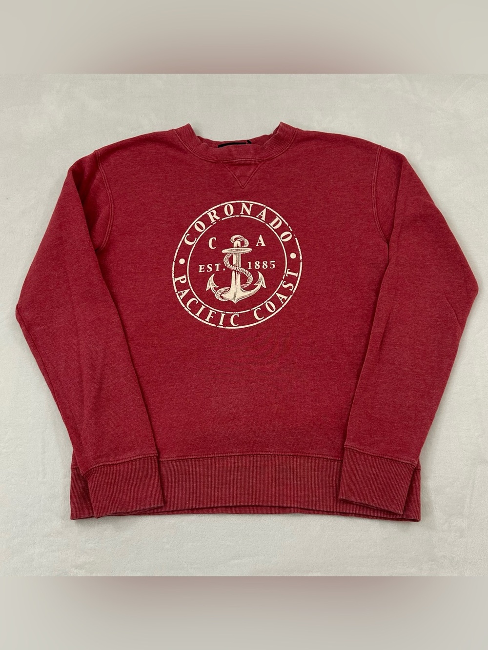 Coronado California Pacific Coast Red Ocean Beach Sportswear Crewneck Sweatshirt